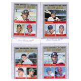 (8) 1970 Topps Baseball Leader Cards, 1 PSA Graded