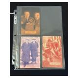 Three Early 20th-Century Film Star Exhibit Cards