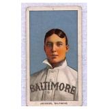 1909-11 T206 Jackson Piedmont Back