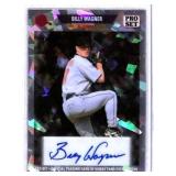 Pro Set Autographed Card Wagner and Rivera 2/3