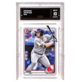 2020 Bowman Triston Casas Rookie Card, Gem Mint 10