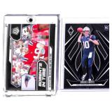 (2) Drake Maye Cards with Rookie
