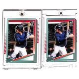 Two 2025 Donruss Baseball Rated Prospect Cards
