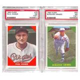 (2) 1960 Fleer Baseball Greats PSA 7 ST