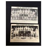 Boston Celtics Team Photo cards