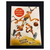 1950 Boston Garden Program Mikan 22 Points