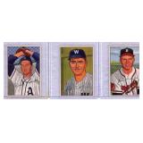5 1952 Bowman Baseball Cards Nice Shape