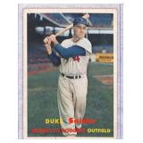 1957 Topps Duke Snider Baseball Card #170
