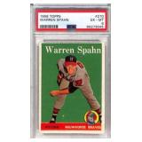 1958 Topps Warren Spahn #270 Graded PSA 6