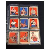(26) 1948 Leaf Boxing Card Collection