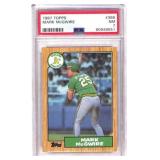 1987 Topps Mark McGwire #366 PSA 7