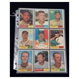 36 1961 Topps Baseball Cards