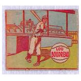 1943 M&P Lou Boudreau Baseball Card