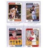 (11) 1974 Topps Baseball Cards