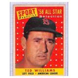 1958 Topps Allstar Ted Williams Card #485