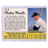 1962 Post Cereal Mickey Mantle Nice Shape