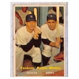 1957 Topps Yankeesï¿½ Power Hitters Card #407