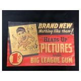 Vintage Big League Gum Advertisement