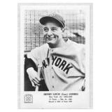 Vintage Lou Gehrig Hall of Fame Photo