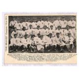 1914-15 Boston Braves Team Postcard