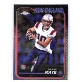 2024 Topps Chrome Drake Maye Rookie Card