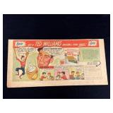 1940s Ted Williams Shredded Wheat Ad