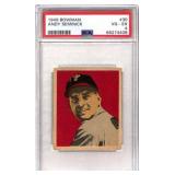 1949 Bowman Andy Seminick PSA 4