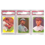 (3) 1960 Fleer Baseball Greats Cards PSA 8 OC