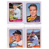 4 1965 Topps Baseball Cards Hi Grade Stars