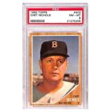 1962 Topps #403 Chet Nichols PSA 8 Baseball Card