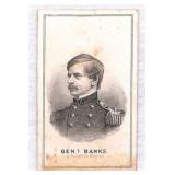 1860 Prang General Banks Military Card