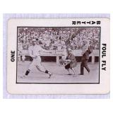 1913 National Game Baseball Card Foul Fly