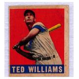 1948 Leaf Ted Williams Crease Free Nice Shape