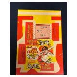 1950s Novel Big League Candy & Toy Wrapper