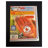 1983 Boston Red Sox Wallchart with Stamps