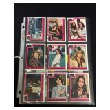 Nine Charlie's Angels Trading Cards with Wrapper