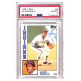 1984 Topps Julio Franco Baseball Card PSA 8