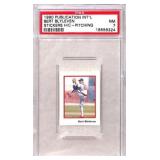 1990 Intï¿½l Bert Blyleven Sticker (PSA 7)