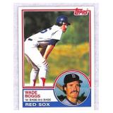 1983 Topps Wade Boggs Rookie Baseball Card
