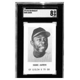 1970 Milton Bradley Hank Aaron SGC 8