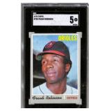 1970 Topps #700 Frank Robinson Graded SGC 5
