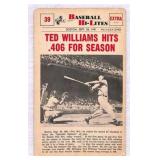 1961 Nu-Card Hi-Lites Ted Williams .406 Season