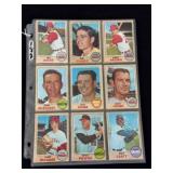 24 High-Grade 1968 Topps Baseball Cards