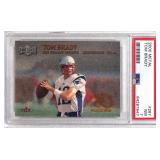 2000 Metal Tom Brady Rookie Card #267, PSA 7