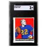 1948 Leaf Bobby Layne Football Card #6 (SGC 3)