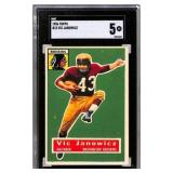 1956 Topps #13 Vic Janowicz SGC 5