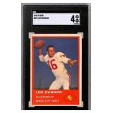 1963 Fleer #47 Len Dawson Rookie Card (SGC 4)