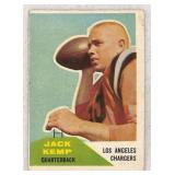 1960 Fleer Jack Kemp Football Card #124