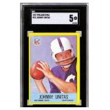 1967 Philadelphia #23 Johnny Unitas SGC 5