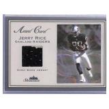 2003 Fleer Showcase Jerry Rice Game-Worn Card